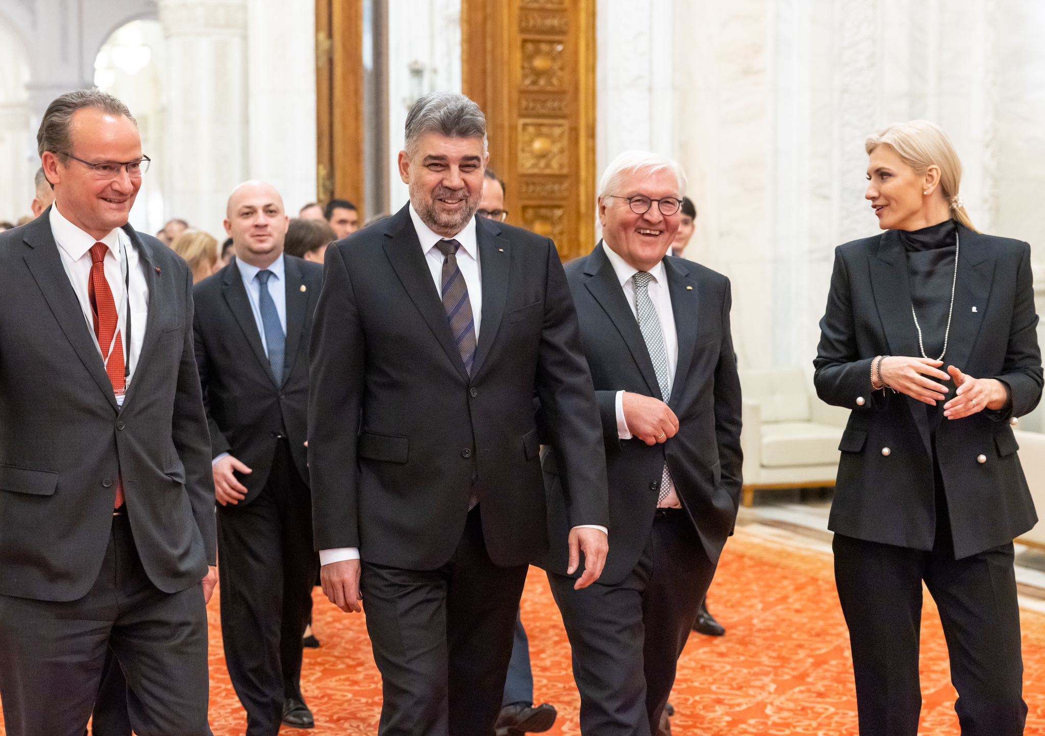 Ciolacu, discuții cu președintele Germaniei despre Schengen