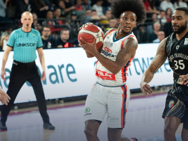 CSM Oradea – U-BT Cluj-Napoca 79-73, în primul meci al finalei Ligii Naționale de baschet masculin