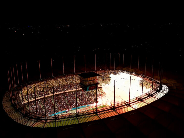 ”Notă de plată” piperată pentru CSA Steaua, după ce fanii ”au incendiat” Arena Națională la meciul cu Dinamo