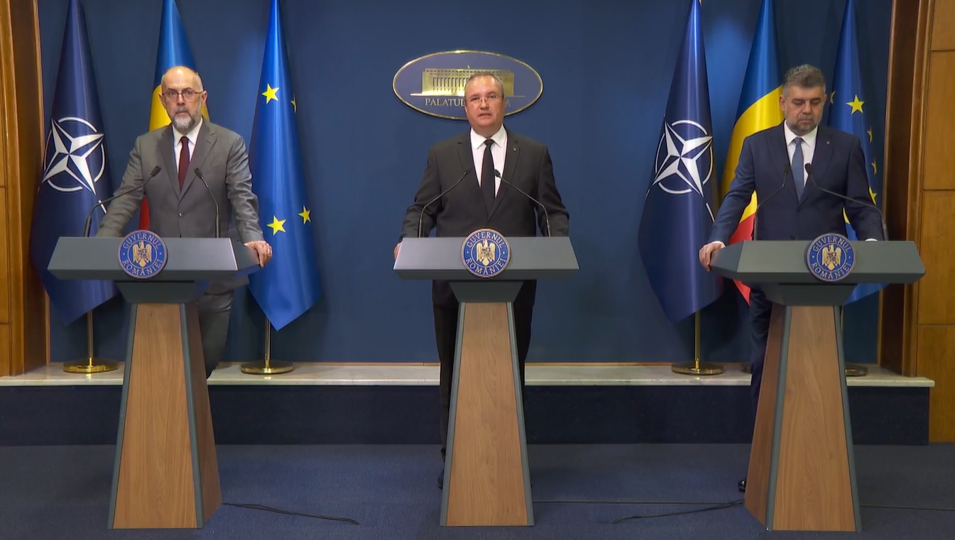 Liderii coaliţiei de guvernare, declaraţii înainte de ședința de guvern Liderii coaliţiei de guvernare, declaraţii înainte de ședința de guvern