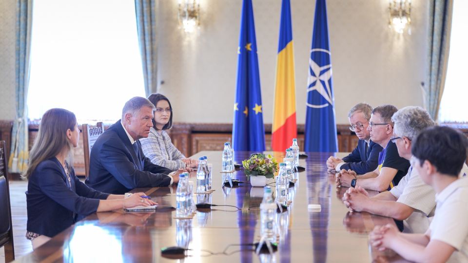 Klaus Iohannis, discuții cu sindicaliștii din Educație Klaus Iohannis, discuții cu sindicaliștii din Educație