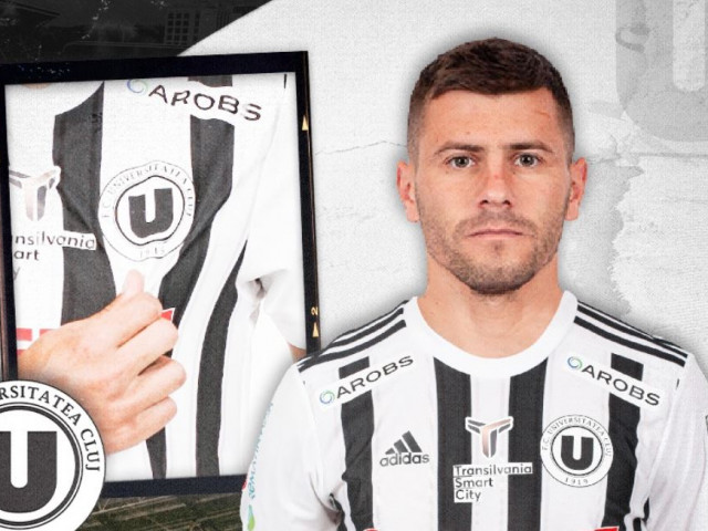 Mihai Bordeianu, prezentat la marea rivală a CFR-ului, Universitatea Cluj