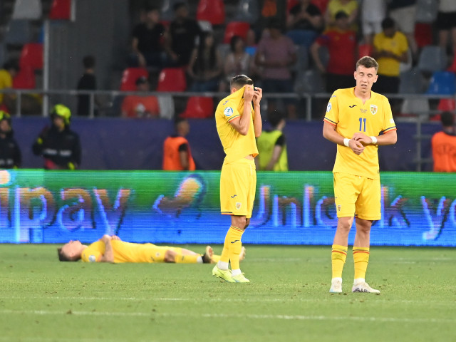 România, OUT de la EURO U21 2023! Bornele negative bifate și cum au fost surprinși jucătorii după 0-1 cu Ucraina