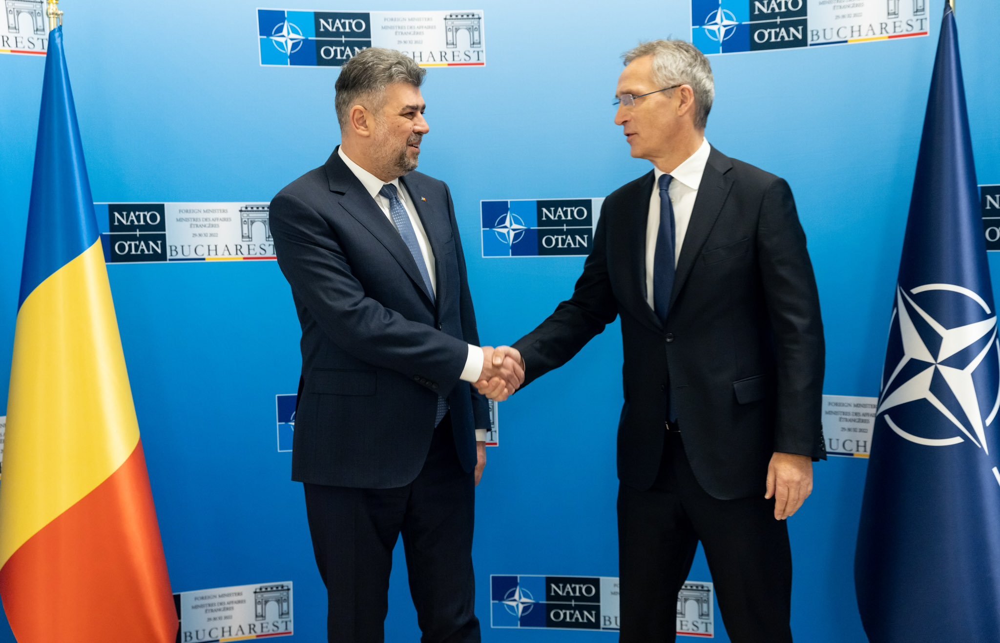 Ciolacu îl felicită pe Jens Stoltenberg, pentru prelungirea mandatului la șefia NATO Ciolacu îl felicită pe Jens Stoltenberg, pentru prelungirea mandatului la șefia NATO