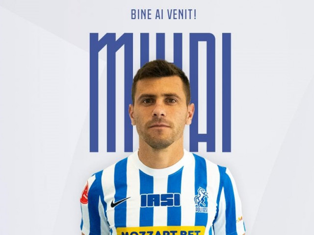 Oficial! Mihai Bordeianu a fost prezentat la Poli Iași
