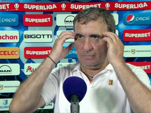 Gică Hagi a auzit ce au spus cei de la Sheriff după meci și a ”izbucnit” la interviu: ”Noi? Scuzați-mă”