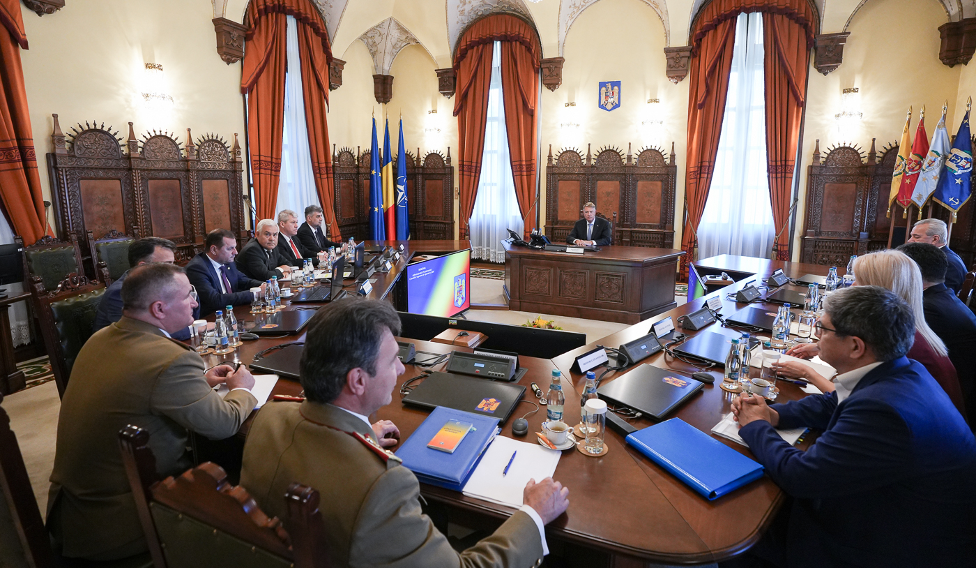 În ședința CSAT s-a decis creșterea bugetului pentru Apărare, cu 2,5% din PIB