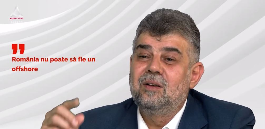 Marcel Ciolacu: România nu poate fi un off-shore Marcel Ciolacu: România nu poate fi un off-shore