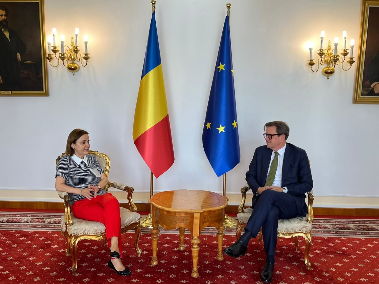 Ministrul Afacerilor Externe, Luminiţa Odobescu, întrevedere cu Ola Henrikson, directorul regional al OIM pentru UE și SEE