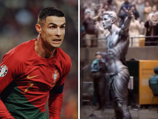 Galerie Foto | Cristiano Ronaldo, transformat de Inteligența Artificială într-un zeu din Olimp