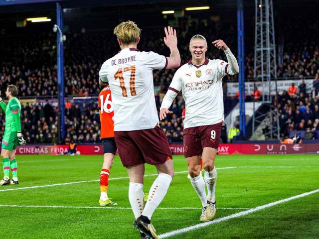 Foto | Luton – Manchester City 2-6, în Cupa Angliei. Haaland a înscris cinci goluri, iar De Bruyne a dat patru pase decisive