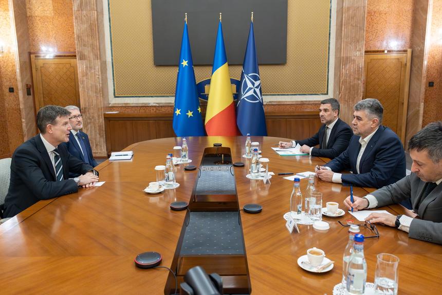 Premierul Marcel CIOLACU s-a întâlnit cu noul ambasador al Marii Britanii în România