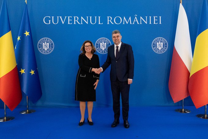 Premierul Marcel Ciolacu îi asigură pe oficialii Poloniei că vom continua Parteneriatul Strategic