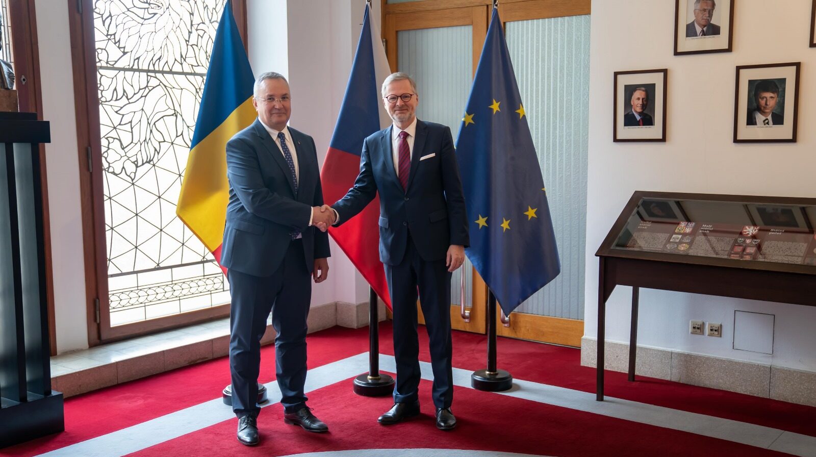 Nicolae Ciucă, discuții cu premierul Republicii Cehe / „Țările noastre vor da pe 9 iunie TESTUL alegerilor europarlamentare”