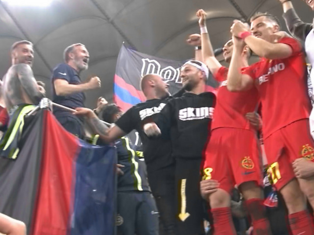 Mihai Stoica, umplut de sânge la Arena Națională, după ce FCSB a câștigat titlul!