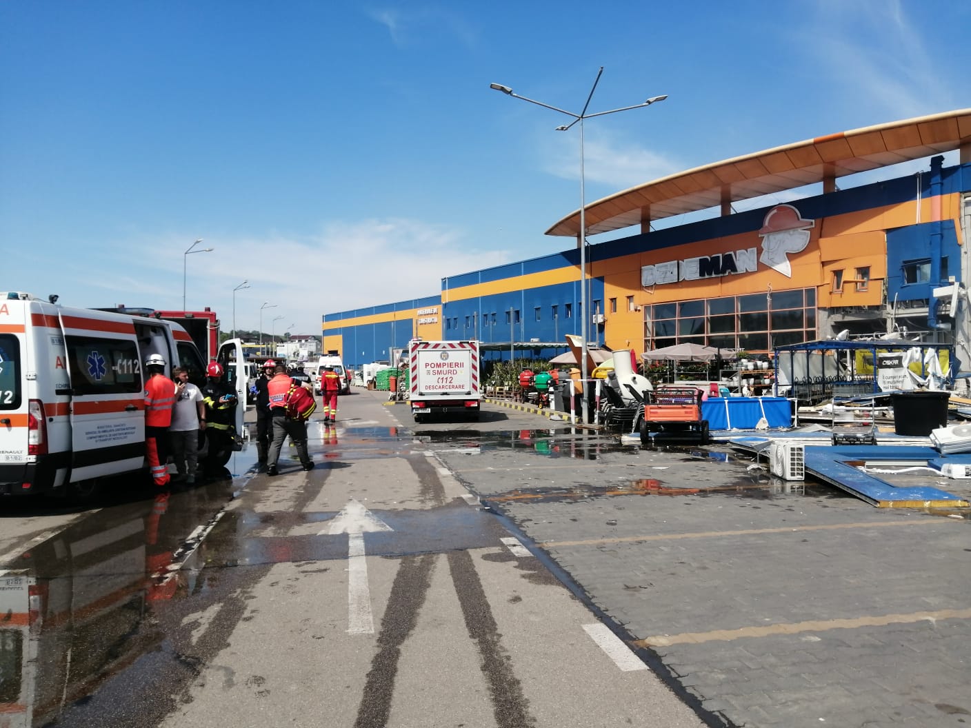 MS, actualizare privind starea victimelor după explozia de la Dedeman Botoșani