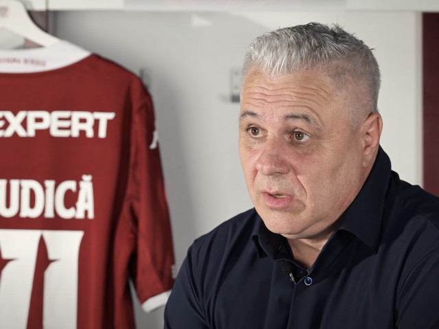 Prima schimbare anunțată de Marius Șumudică, chiar la conferința de presă de prezentare la Rapid