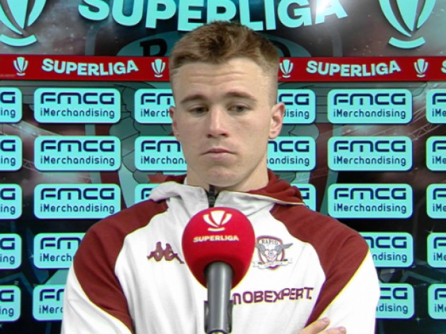 ”Nu m-am certat cu el!” Claudiu Petrila a comentat momentul avut cu Aaron Boupendza, la faza penalty-ului
