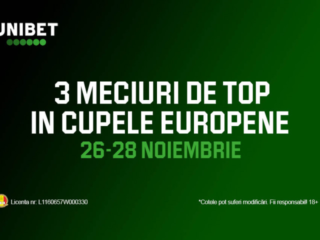 (P) Revine acțiunea în Champions League și Europa League