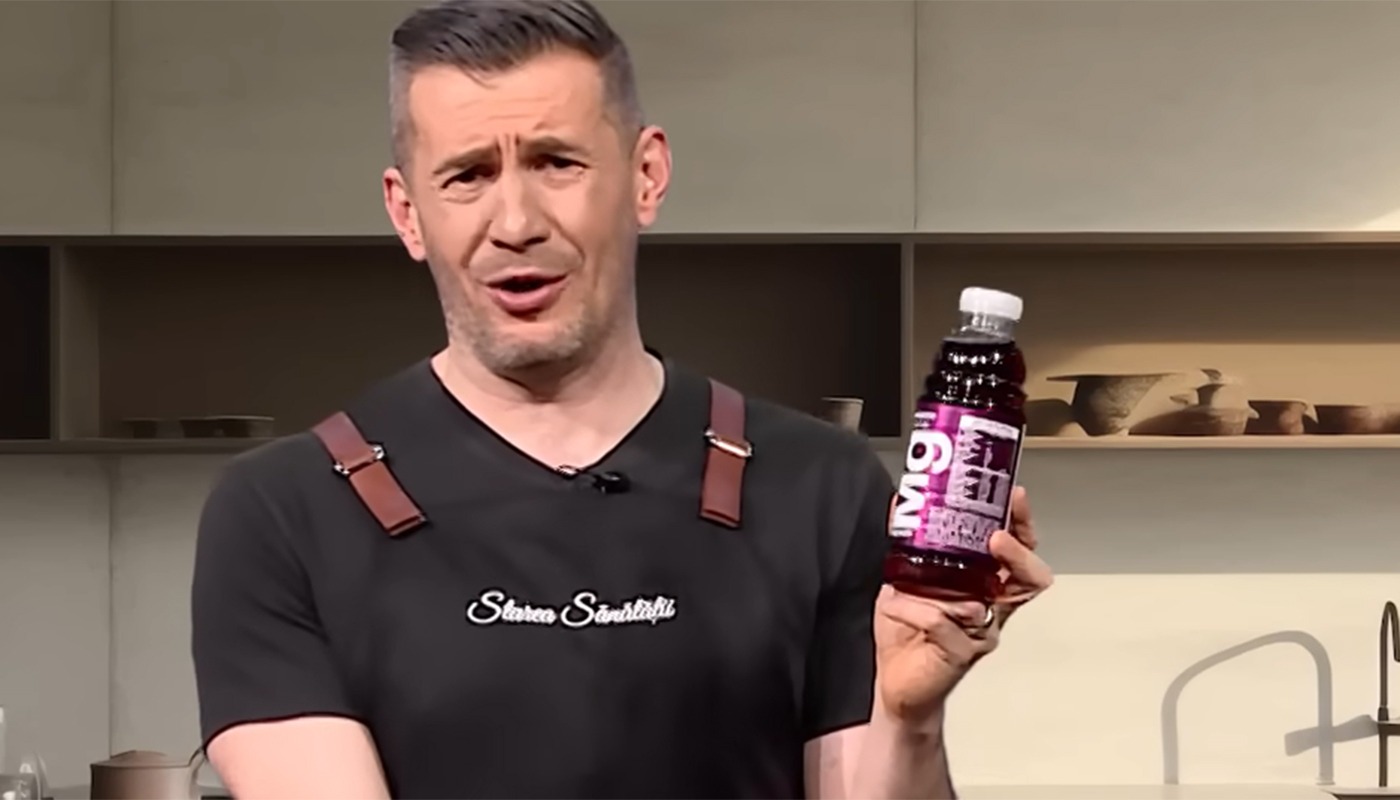 Bei apă cu vitamine din comerț? Dragoș Pătraru a aflat ce „otravă” conține, de fapt