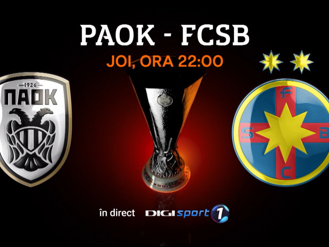 PAOK – FCSB | LIVE VIDEO, 22:00, DGS 1. Răzvan Lucescu vs campioana României! Cine merge în optimile UEL? Echipa probabilă