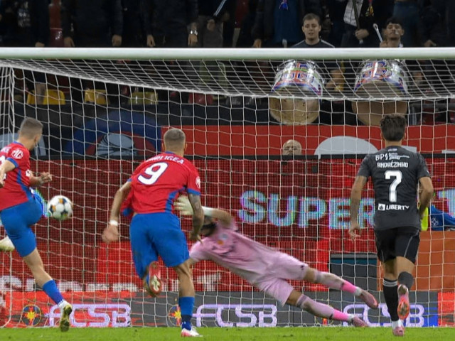 Video | FCSB – Oțelul 1-0. Florin Tănase a marcat golul victoriei din penalty