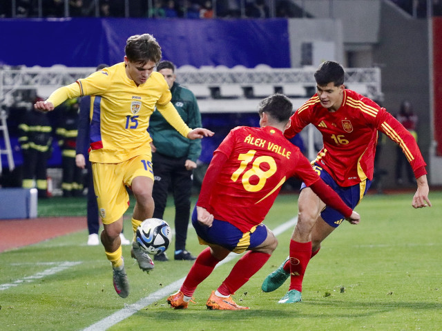 România U21 – Spania U21 0-2! ”Tricolorii” lui Curelea au fost răpuși de iberici