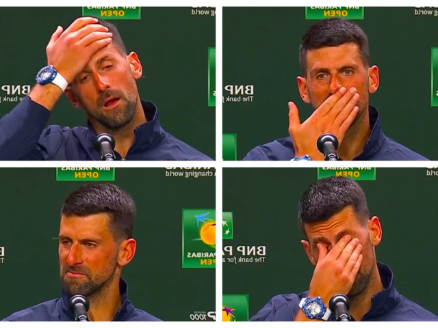Galerie Foto | ”Zici că e beat!” Novak Djokovic a oferit imaginile zilei, după eliminarea de la Indian Wells. Explicațiile sârbului