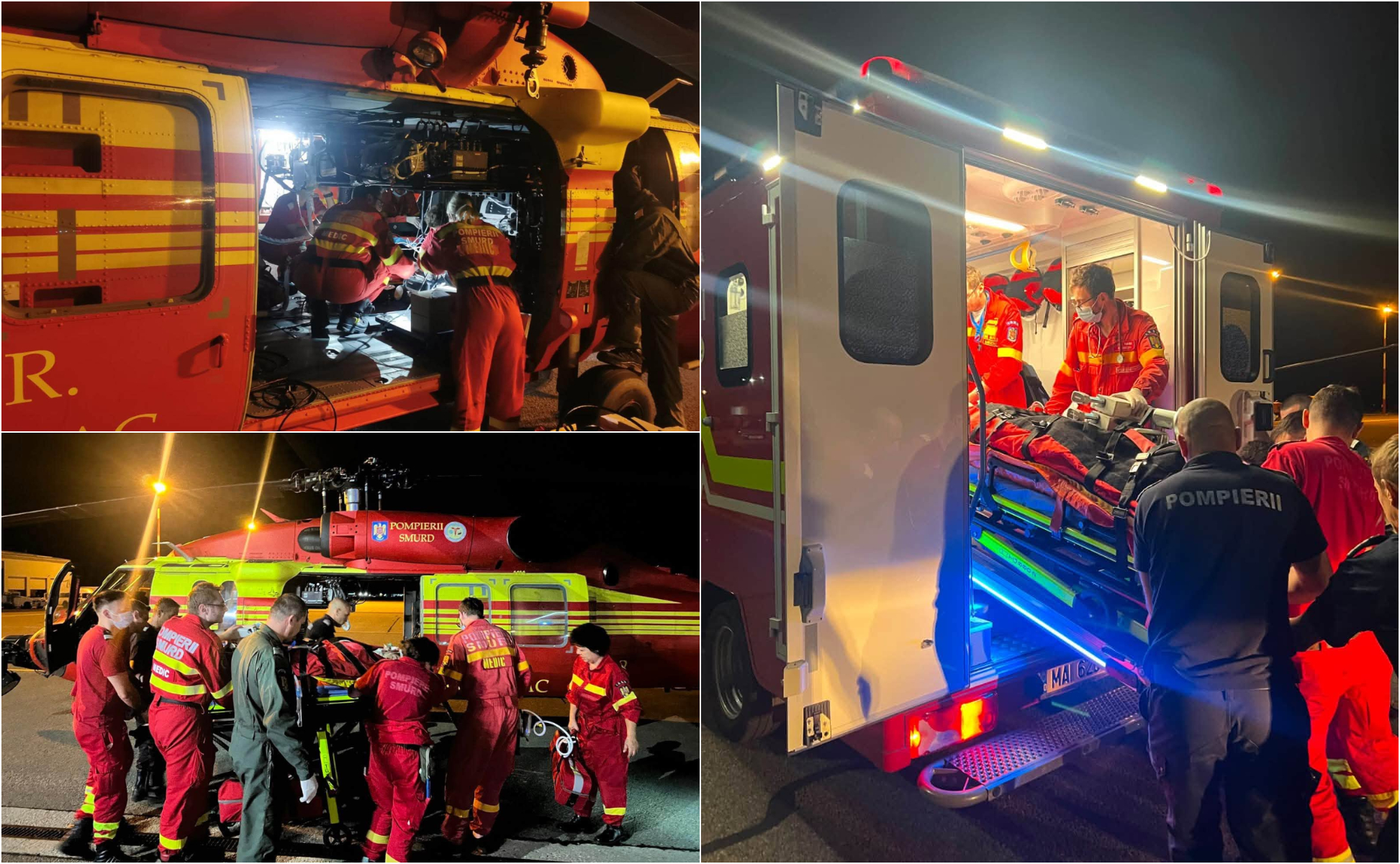 Premieră medicală în România. O tânără de 18 ani, conectată la ECMO, a fost transportată cu un elicopter Black Hawk, la București