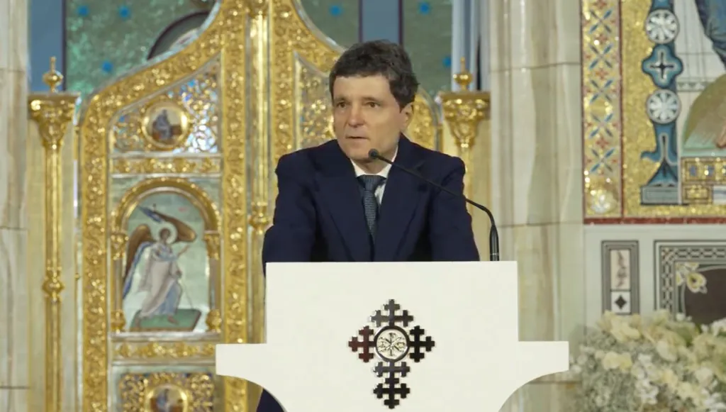 Nicușor Dan, discurs despre „naționalismul sănătos”, în Catedrala Mântuirii Neamului, în fața tinerilor ortodocși: „Spațiul public e dominat de defetiști și demagogi” Nicușor Dan, discurs despre „naționalismul sănătos”, în Catedrala Mântuirii Neamului, în fața tinerilor ortodocși: „Spațiul public e dominat de defetiști și demagogi”